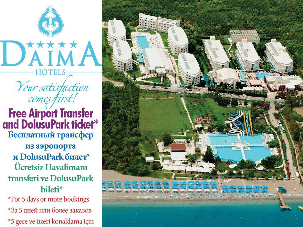 Daima Biz Hotel - Dolusu Aquapark Access Kemer Extérieur photo